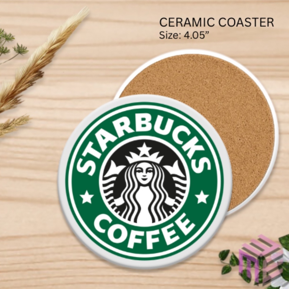 Set of 2 - Ceramic Coaster